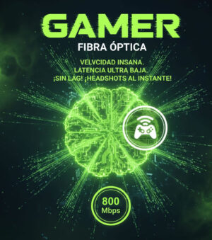 Conección a Internet Plan Gamer