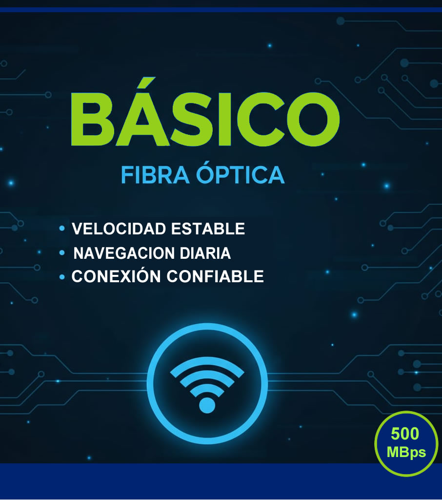 Conexión a internet Plan Básico